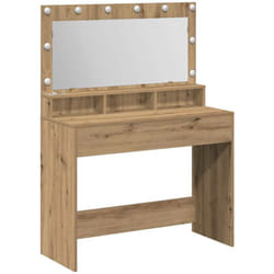 Coiffeuse Chêne Artisanal 100 X 41 X 135 Cm Bois D'Ingénierie Vidaxl
