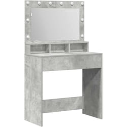 Coiffeuse Gris Béton 79 X 41 X 135 Cm Bois D'Ingénierie Vidaxl