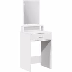 Cette unité de vanité moderne en MDF blanc est un excellent ajout à toutes les chambres. Elle combine fonctionnalité et style ...