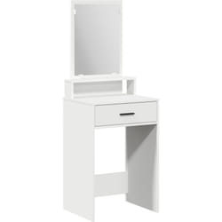 Vidaxl - Table de maquillage avec tiroirs blanche 50x41x140 cm