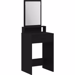 Cette coiffeuse en chêne noir est super chic, elle donne un look moderne à ta chambre tout en étant hyper pratique. Son desig ...