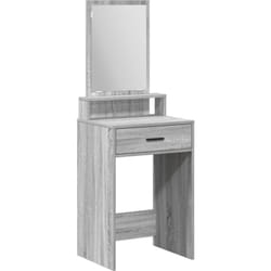 Vidaxl - Table de maquillage avec tiroirs gris Sonoma 50x41x140 cm