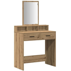 Coiffeuse Chêne artisanal 79 x 41 x 140 cm Bois d'ingénierie Vidaxl