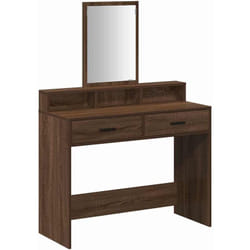 Coiffeuse Chêne marron 100 x 41 x 140 cm Bois d'ingénierie Vidaxl
