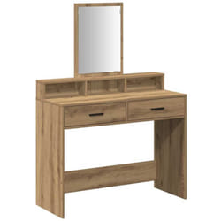 Vidaxl - Coiffeuse Chêne Artisanal 100 X 41 X 140 Cm Bois D'Ingénierie