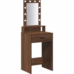 Cette coiffeuse moderne combine style et fonctionnalité, parfaite pour toute chambre actuelle. Fabriquée en bois d'ingénierie ...