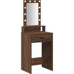 Table de Toilette Marron 50 x 41 x 140 cm Bois d'ingénierie Vidaxl