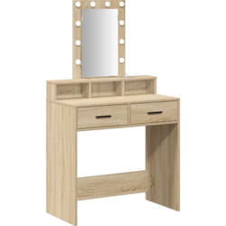 Table de Toilette Marron 79 x 41 x 140 cm Bois d'ingénierie Vidaxl