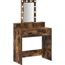 Table de Toilette Marron 79 x 41 x 140 cm Bois d'ingénierie Vidaxl