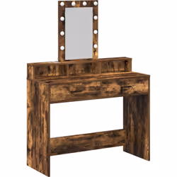 Cette coiffeuse moderne combine style et fonctionnalité, parfaite pour toute chambre actuelle. Fabriquée en bois d'ingénierie ...