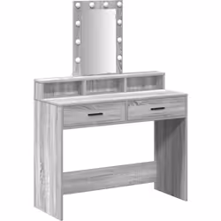 Cette grande table de maquillage combine praticité et style moderne, parfaite pour les adultes qui veulent élever leur routin ...