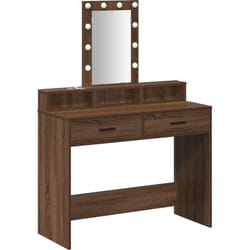 Table de Toilette Marron 100 x 41 x 140 cm Bois d'ingénierie Vidaxl
