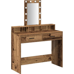 Table de Toilette Marron 100 x 41 x 140 cm Bois d'ingénierie Vidaxl
