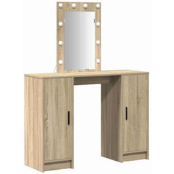Table de Toilette Marron 102 x 33 x 135 cm Bois d'ingénierie Vidaxl