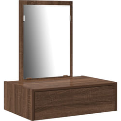 Vidaxl - Table de Toilette Murale Chêne Brun 60x40x70 cm