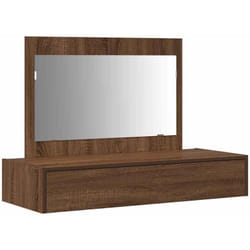 Table de Toilette Marron 100 x 40 x 70 cm Bois d'ingénierie Vidaxl