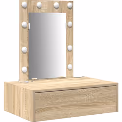 Cette table de maquillage murale combine parfaitement un look moderne et une utilisation pratique. C'est un super ajout pour  ...