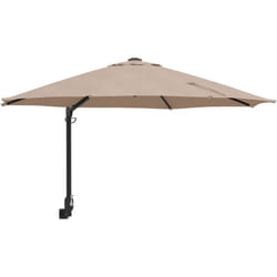 Parasol de Jardin Murale Taupe 250 cm vidaXL