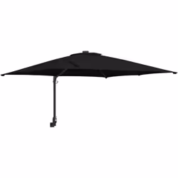 Ce grand parasol noir et réglable est exactement ce qu'il vous faut pour vos espaces extérieurs. Il a du style et est super p ...