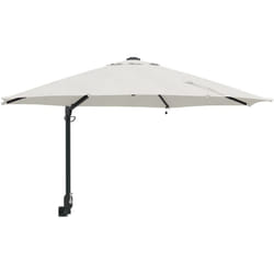 Vidaxl - Parasol de jardin mural avec LEDs, beige, 248 cm.