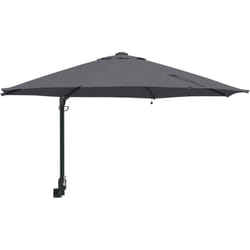 Vidaxl - Parasol mural avec LEDs anthracite 248 cm