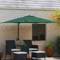 Vidaxl - Parasol De Jardin Vert 248.5 X 247.5 X 160 Cm Tissu
