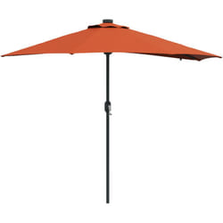 Parasol de jardin Couleur terre cuite 294 x 150 x 223 cm tissu Vidaxl