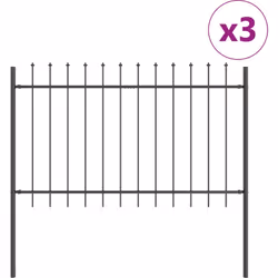 Cet ensemble de panneaux de clôture de jardin en acier émaillé allie style et fonctionnalité, parfait pour brosser un coup de ...