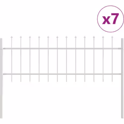 Cet ensemble de clôture en métal blanc de 7 pièces combine style moderne et utilisation pratique, ce qui en fait le choix par ...