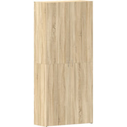 Meuble à chaussures Chêne Sonoma 80x35,5x180 cm Bois d'ingénierie vidaXL