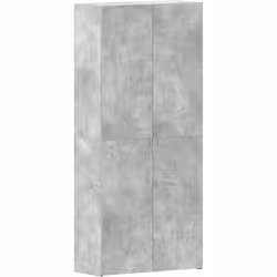Le cabinet à chaussures gris béton de vidaXL combine style et rangement. Avec son look industriel, il garde vos chaussures bi ...