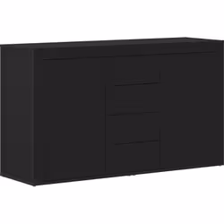 Ce buffet latéral est une option de rangement chic pour n'importe quelle salle à manger. Il combine un style moderne et une s ...