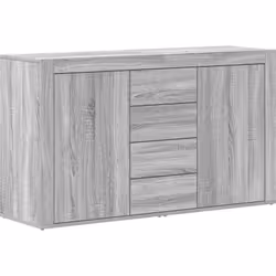 Ce buffet de rangement gris sonoma allie style et fonction, parfait pour toute salle à manger ou salon. Son look moderne avec ...