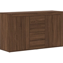 Vidaxl - Buffet Chêne marron Bois d'ingénierie 120 x 36 x 69 cm Buffet