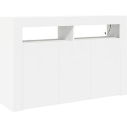 Vidaxl - Buffet Blanc Blanc Bois d'ingénierie 116 x 30 x 75 cm Moderne