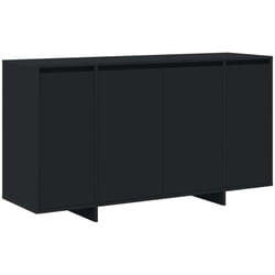 Vidaxl - Buffet Noir 135 x 41 x 69 cm Bois d'ingénierie
