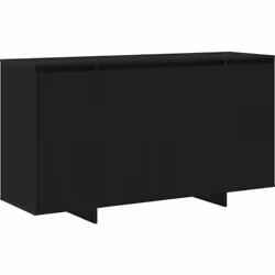 Ce buffet contemporain en chêne noir est une super solution de rangement pour ta salle à manger. Avec ses lignes épurées et s ...