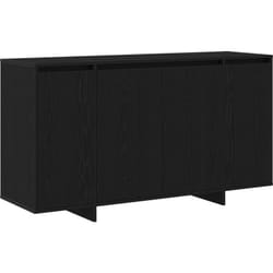 Vidaxl - Buffet en chêne noir Chêne noir Placage en bois 135 x 41 x 75 cm