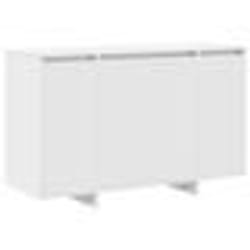 Buffet moderne - vidaXL - Blanc - Étagères réglables - MDF - 120x405x75 cm