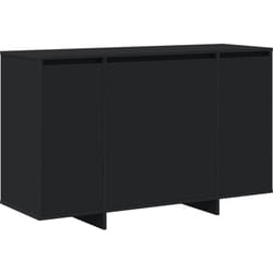 Vidaxl - Buffet noir Noir Bois d'ingénierie 120 x 41 x 75 cm Buffet noir