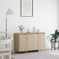 vidaXL Buffet Chêne sonoma 120 x 41 x 75 cm Bois d'ingénierie