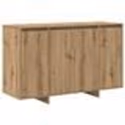 Buffet en chêne - vidaXL - Fait main - Étagères ajustables - 120x41x75 cm - Marron