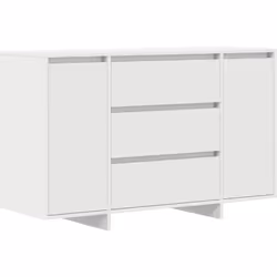 Ce buffet va mettre en valeur ta salle à manger ou ton salon avec son look moderne et sa finition blanche lisse. Il est à la  ...