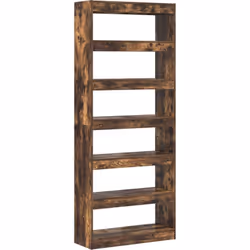 Cette bibliothèque minimaliste en chêne fumé est une super pièce pour ranger vos affaires, idéale pour les livres, la déco ou ...