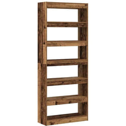 Bibliothèque Bois ancien 80 x 30 x 198 cm Bois d'ingénierie Vidaxl