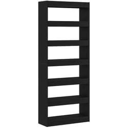Bibliothèque Chêne noir 80 x 30 x 198 cm Bois d'ingénierie Vidaxl