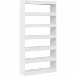 La bibliothèque blanche à 6 niveaux est un mix parfait de style et de praticité. Elle s'adapte à n'importe quel salon, bureau ...