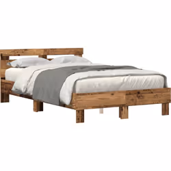 Ce cadre de lit moderne en bois d'ingénierie est un super ajout à toute chambre, mettant en valeur le côté stylé du bois d'in ...