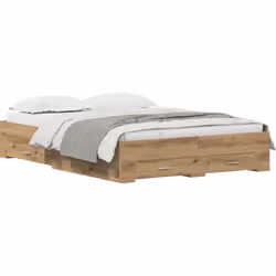 Ce cadre de lit est un excellent mélange de style et de fonctionnalité, parfait pour égayer votre chambre tout en offrant un  ...