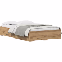 Ce cadre de lit en chêne massif chic allie fonctionnalité et design moderne, parfait pour une ambiance relaxante. Son look st ...